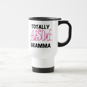 Totally Awesome Gramma Pink Tshirts Gifts Travel Mug