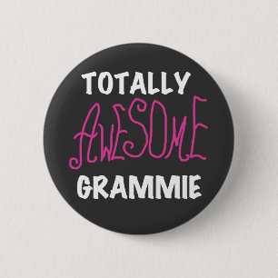 Totally Awesome Grammie Pink T-shirts Gifts 2 Inch Round Button