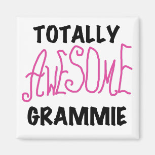 Totally Awesome Grammie Pink T-shirts Gifts Magnet