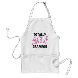 Totally Awesome Grammie Pink T-shirts Gifts Standard Apron