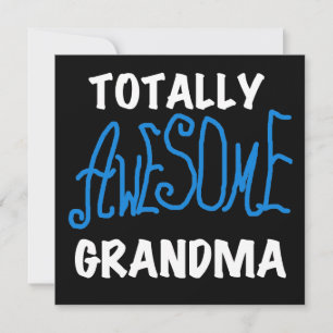 Totally Awesome Grandma Blue Tshirts and Gifts