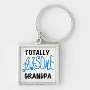 Totally Awesome Grandpa T-shirts and Gifts Keychain