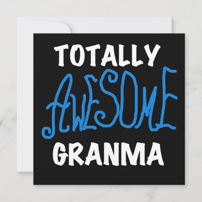 Totally Awesome Granma Blue T-shirts and Gifts (Front)