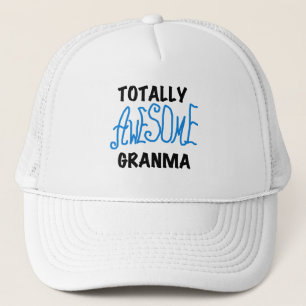 Totally Awesome Granma Blue Tshirts Gifts Trucker Hat