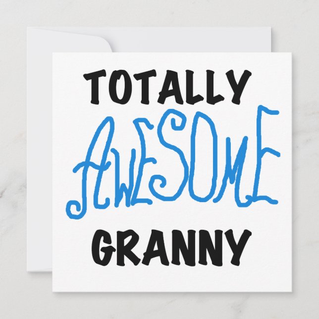Totally Awesome Granny Blue Tshirts and Gifts (Front)