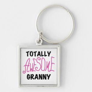 Totally Awesome Granny Pink Tshirts and GIfts Keychain
