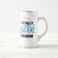 Totally Awesome Memaw Blue Tshirts and GIfts