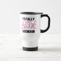 Totally Awesome Memaw Pink T-shirts and Gifts