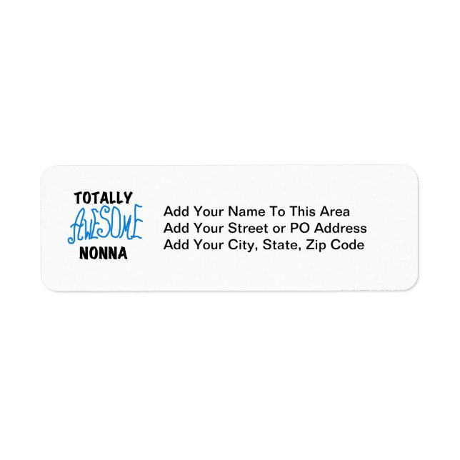 Totally Awesome Nonna Blue t-shirts and Gifts (Front)