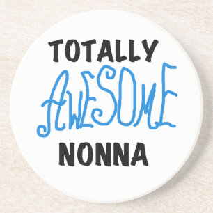 Totally Awesome Nonna Blue t-shirts and Gifts Coaster