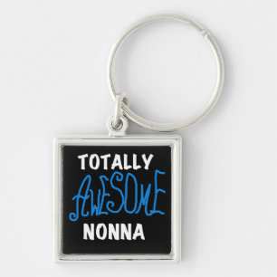 Totally Awesome Nonna Blue T-shirts and Gifts Keychain