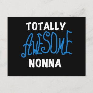 Totally Awesome Nonna Blue T-shirts and Gifts Postcard