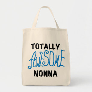 Totally Awesome Nonna Blue t-shirts and Gifts Tote Bag