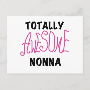 Totally Awesome Nonna Pink T-shirts and Gifts Postcard