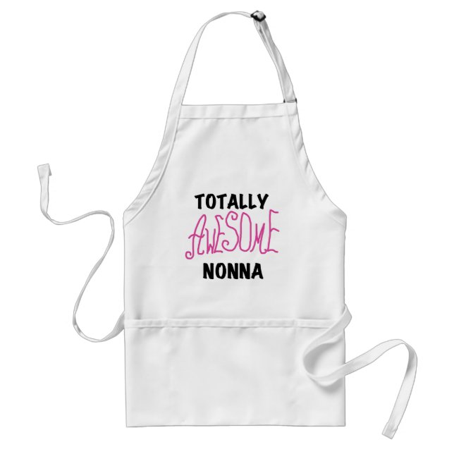 Totally Awesome Nonna Pink T-shirts and Gifts Standard Apron (Front)