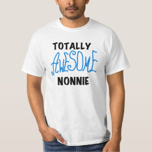 Totally Awesome Nonnie Blue Text Tshirts and Gifts