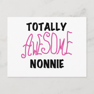 Totally Awesome Nonnie Pink Tshirts and Gifts Postcard