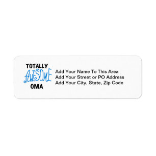 Totally Awesome Oma Blue T-shirts and Gifts