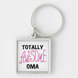 Totally Awesome Oma Pink T-shirts and Gifts Keychain