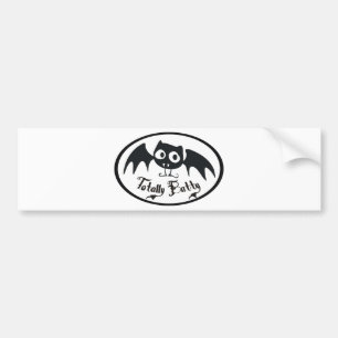 Totally Batty Bumper Sticker