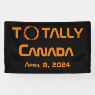 Totally Canada 2024 Solar Eclipse Banner