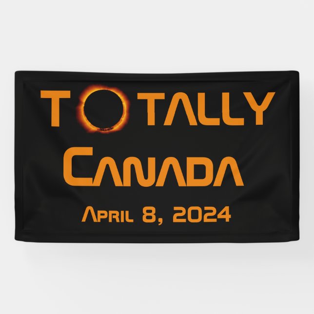 Totally Canada 2024 Solar Eclipse  Banner (Horizontal)