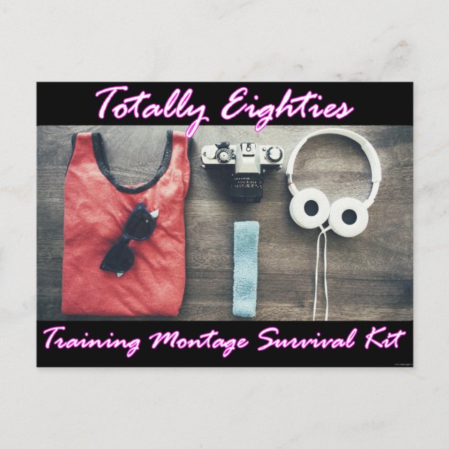 Totally Eighties Survival Kit Movie Postcard (Front)