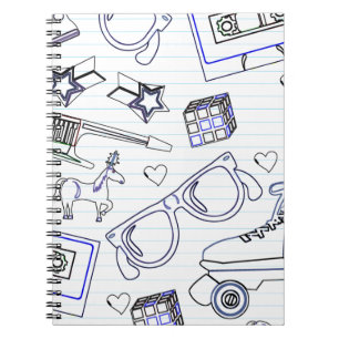 Totally Epic Eighties Doodle Notebook