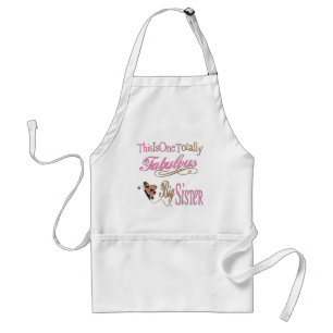 Totally Fabulous Big Sisters Standard Apron
