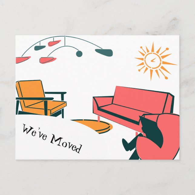 Totally Fifties Moving Announcement (Front)