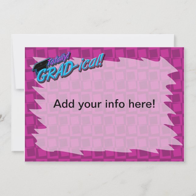 Totally Gradical Invite (Front)