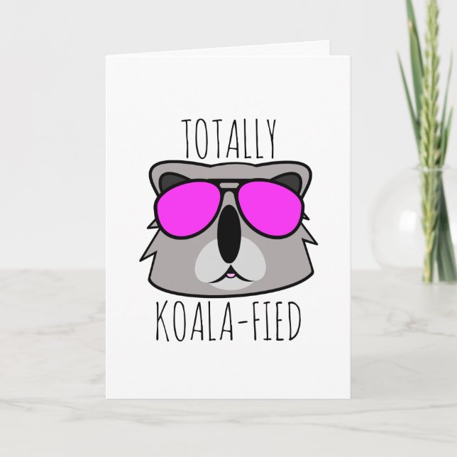 Totally Koalafied Holiday Card (Front)