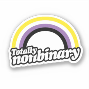Totally Nonbinary Sticker