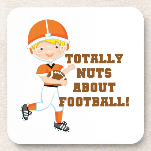 Totally Nuts About Football Coaster (Front)