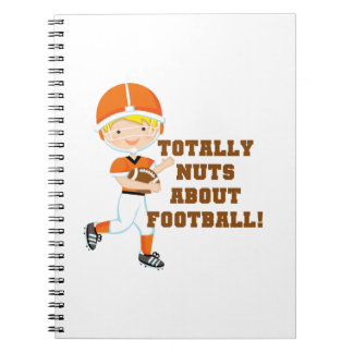 Totally Nuts About Football Notebook
