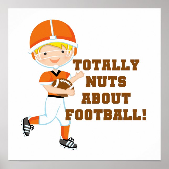Totally Nuts About Football Poster (Front)