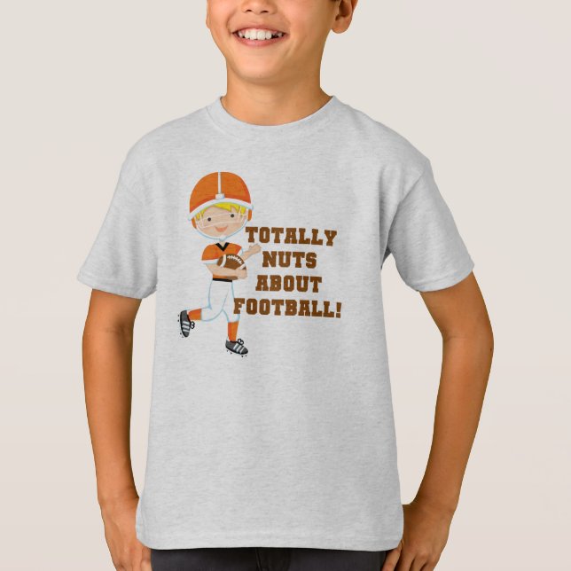 Totally Nuts About Football T-Shirt (Front)