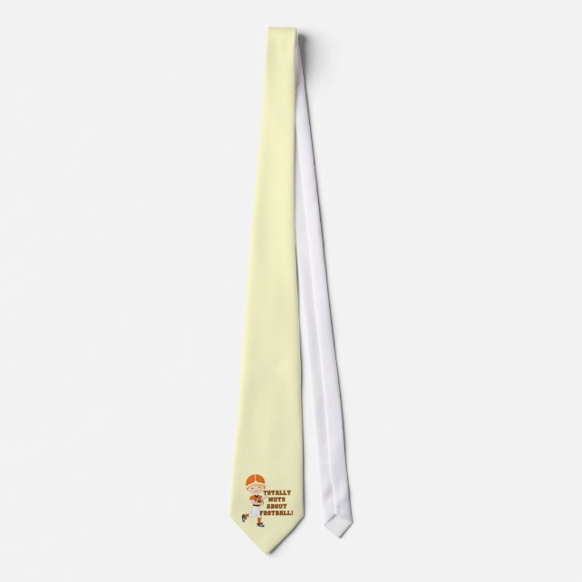 Totally Nuts About Football Tie (Front)