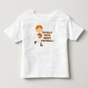 Totally Nuts About Football Toddler T-shirt