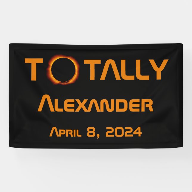 Totally Personal 2024 Solar Eclipse  Banner (Horizontal)