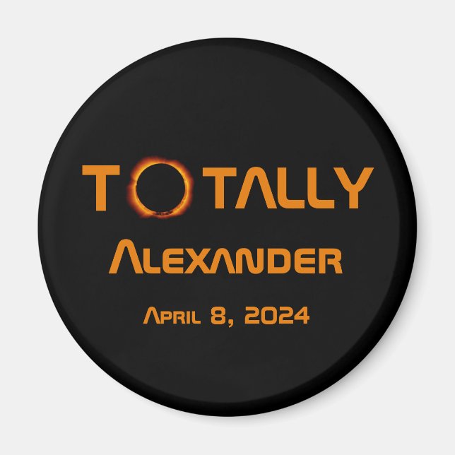 Totally Personal 2024 Solar Eclipse  Magnet (Front)
