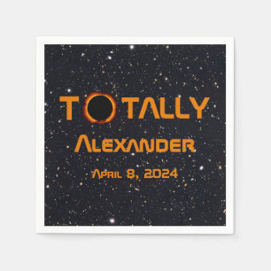 Totally Personal 2024 Solar Eclipse  Napkin