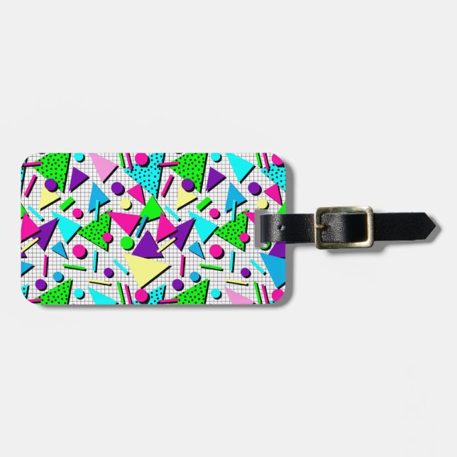 totally radical luggage tag (Front Horizontal)