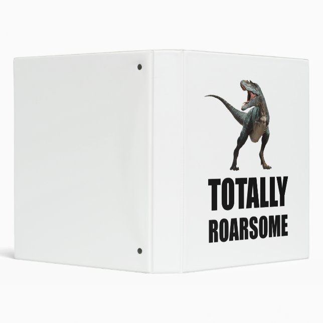 Totally Roarsome Tyrannosaurus Dinosaur Binder (Background)