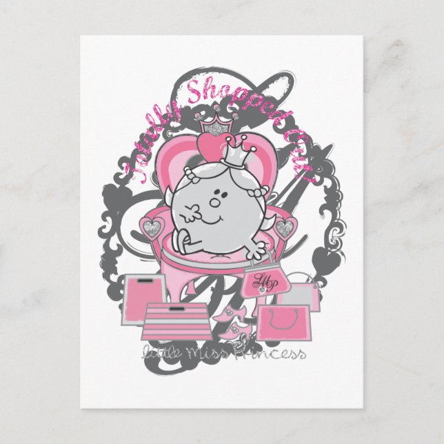 Totally Shopped Out Postcard (Front)