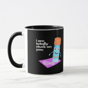 Totally Stuck On You Bold Romantic Style  Mug