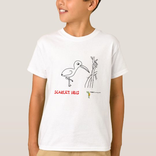 Totally Trini Scarlet Ibis T-Shirt Red