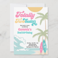 Totally Twobular Surfboard Beach 2nd Birthday