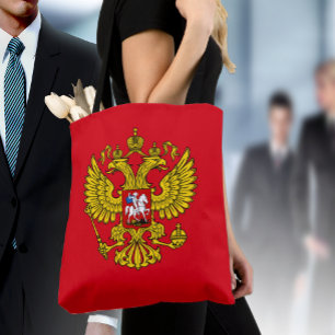 Tote aigle russe, sac de mode Russie, Russie