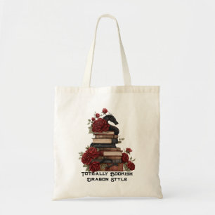 Tote-ally Bookish Dragon Style Tote Bag